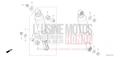 REAR CUSHION C125AN de 2022